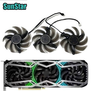 새로운 RTX 3080 3070 TH8015S2H-PCC01 GPU 쿨링 팬 (게인워드 RTX 3060Ti 3070 3070Ti 3080 3080Ti 3090 Ti Phoenix 