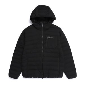 내셔널지오그래픽 N254UDW220 아틱 후드 튜브 구스다운 점퍼 BLACK