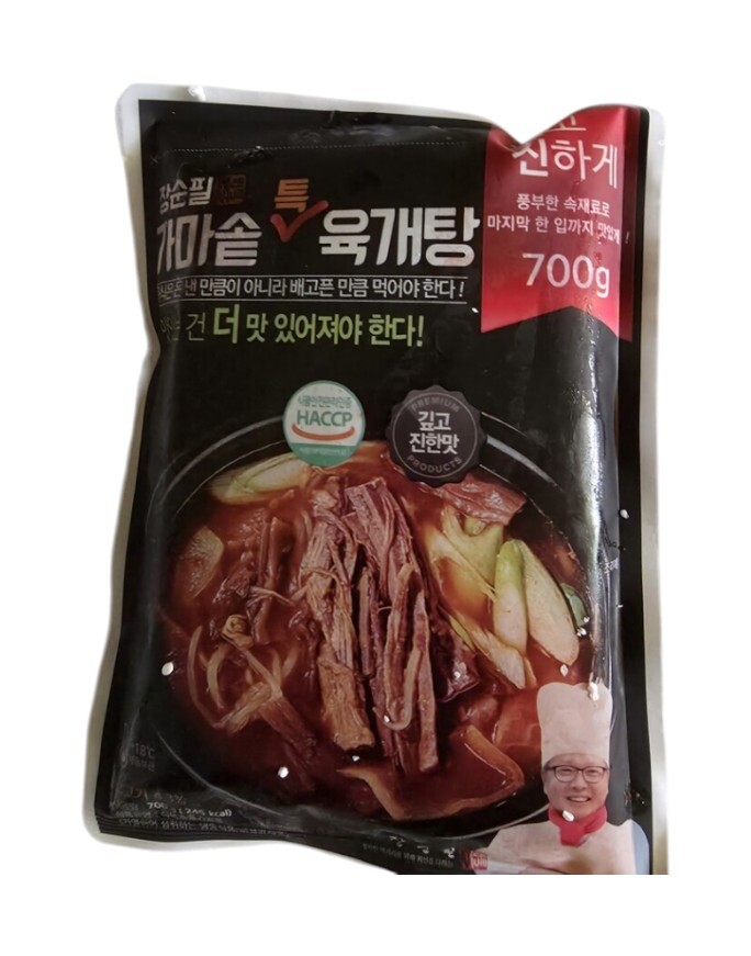 장순필 가마솥 특육개탕 특육개장 700g 5봉 (15,750원) (무료)