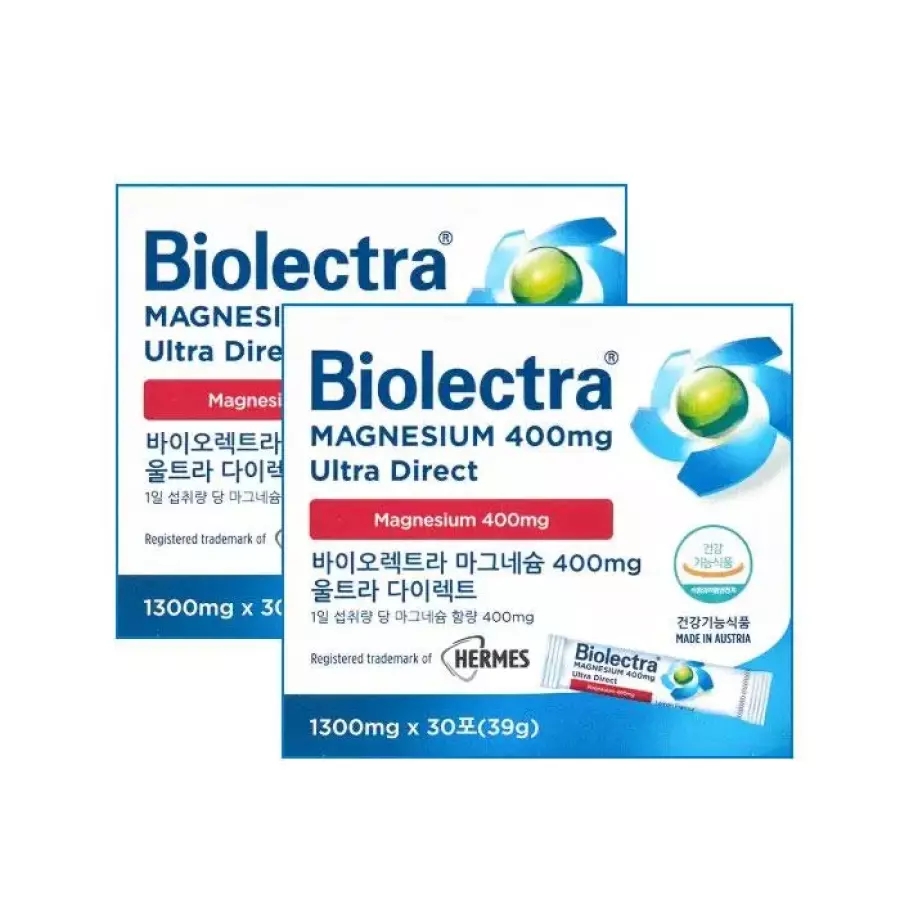 헤어메스 바이오 렉트라 마그네슘 400mg 30포 2개