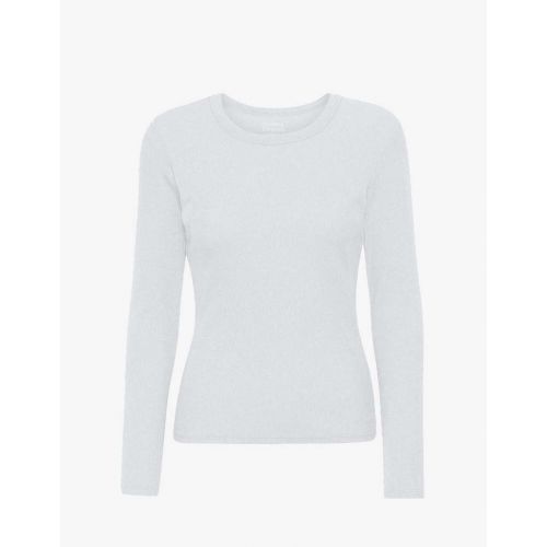 Colorful Standard Ribbed Long Sleeve Top - Optic White