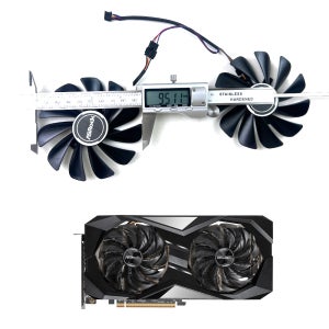 DIY 쿨링 팬 95mm 4핀 RX6600 6700 XT GPU 팬 (ASRock Radeon RX6600 6700XT Arc B580 Challenger RX 7600 CL 팬용