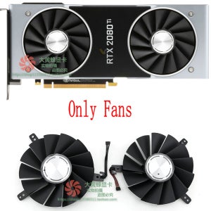 NVIDIA RTX TITAN RTX2080ti RTX2080 SUPER 그래픽 카드용 새 냉각 팬  DAPA0815B2UP001 DAPA0815B2UP004