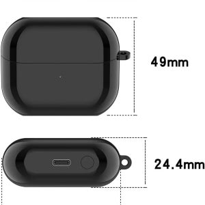 갤럭시 버즈 3 프로용 무선 충전 케이스, 타입-C 590mAh 교체용 충전 박스, 페어링 지원, 이어버드 미포함