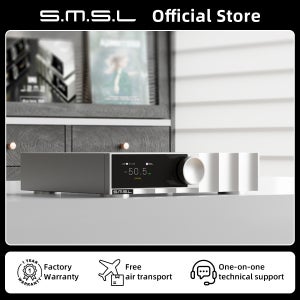 SMSL D200 오디오 DAC BD34352EKV DSD512 XU316 768kHz DSD512 MQA-CD USB 광 동축 APTX HD 가사 디스플레이