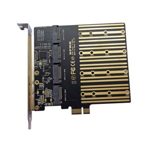 새로운 PCIE-M2 어댑터 PCI Express X1 3.0 4포트 B 키 M.2 NGFF SATA SSD 어댑터 PCI-E M.2 어댑터 확장 카드 라이저