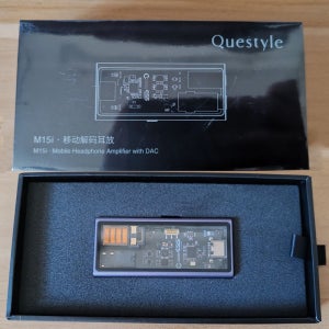 QUESTYLE M15i M15C 헤드폰 앰프, Hi-Fi 음질, PCM, DSD512a 지원, 내장 DAC, IOS/안드로이드용 Little Tail
