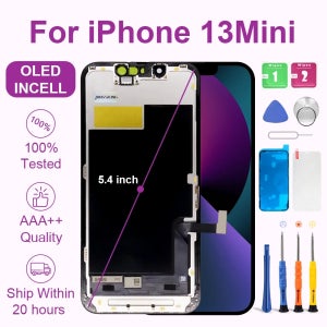 핑시링 고품질 아이폰 13 미니 INCELL 100% 테스트 완료 아이폰 13 미니 OLED 스크린 수리용