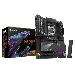 기가바이트 X870 어로스 엘리트 WIFI7 신형 ATX AMD X870 DDR5 16+2+2 / 4*M.2 / 2.5GbE LAN 마더보드