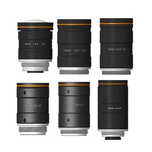 HIKROBOT 8mm/12mm/16mm/25mm/35mm/50mm F2.8, 2/3인치, 10MP 렌즈, 산업용 카메라용 C-마운트 렌즈