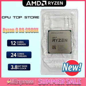 AMD CPU 라이젠 9 R9 3900X 프로세서 3.8GHz 12코어 24스레드