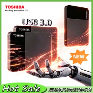 2026년형 도시바 캔비오 레디 B3 USB 3.0 휴대용 외장 하드 드라이브 - 4TB 2TB 1TB 2.5인치 하드 디스크 (노트북, 맥/안드로이드용)