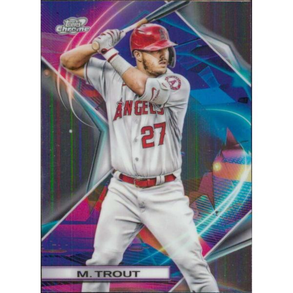 2022년 탑스 코스믹 크롬 27 마이크 트라웃 로스앤젤레스 에인절스 야구 카드 GotBaseballCards  2022년 탑스 코스믹 크롬 27 마이크 트라웃 로스앤