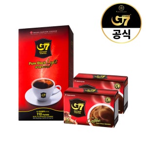 [무료배송] G7 퓨어블랙 라이트 110개입 + 퓨어블랙 15개입 x 2개