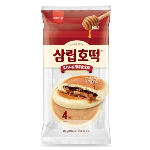 삼립 오리지널 달콤꿀호떡 4입 (228G)