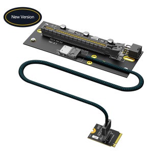 M.2 M-Key 2230을 PCI-e 4.0 X16으로 연결하는 Oculink SFF-8612 연장 케이블(외부 그래픽 카드로 사용) SFF-8612 오른쪽 방향