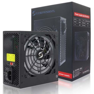 500W ATX 파워 서플라이 12V 20+4핀 비모듈러 ARGB 초저소음 PC 파워, 데스크탑 게이밍 컴퓨터에 적합