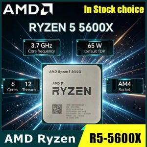 AMD Ryzen 5 5600X R5 5600X 6코어 12스레드 4.6GHz 언락 AM4 소켓 게이밍 데스크탑 프로세서 CPU 박스 없음