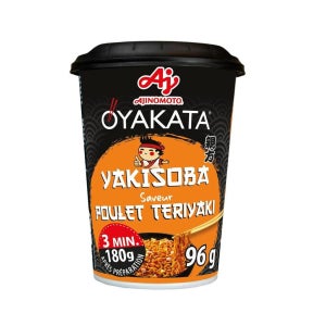 OYAKATA 야끼소바 컵라멘 4팩 데리야끼 OYAKATA Cup-Style Terriyaki Yakisoba Stir-Fried Noodles