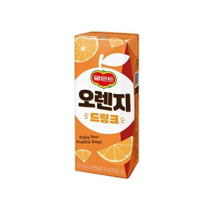 [롯데백화점] 롯데칠성 델몬트 드링크 오렌지 190ml 96개 LE1221964648