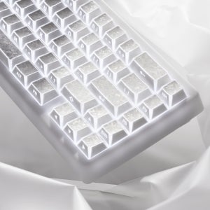 XVX PRISM 단조 카본 샤인-스루 체리 프로파일 136키 PBT 키캡 세트