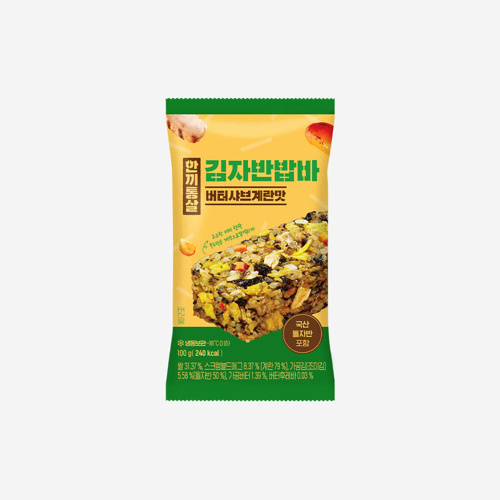 한끼통살 김자반 밥바 버터샤브계란맛 성분 분석