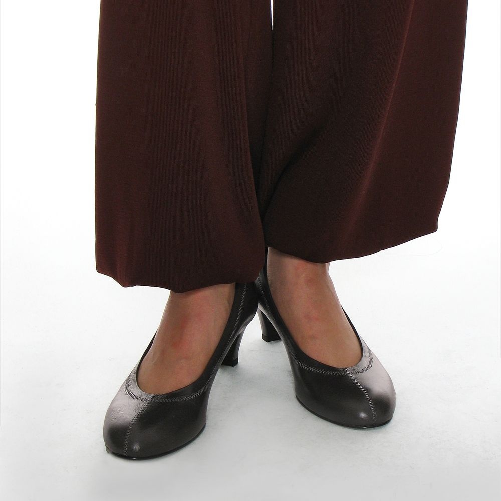 파르티멘토 우먼 VINTAGE ROUND TOE PUMPS CHARCOAL