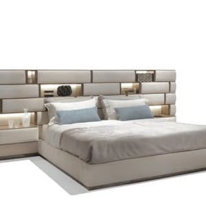 Visionnaire EMOTION - Upholstered fabric double bed 8501096022361