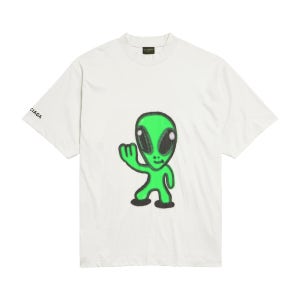 Balenciaga Oversized Cotton Alien T-Shirt