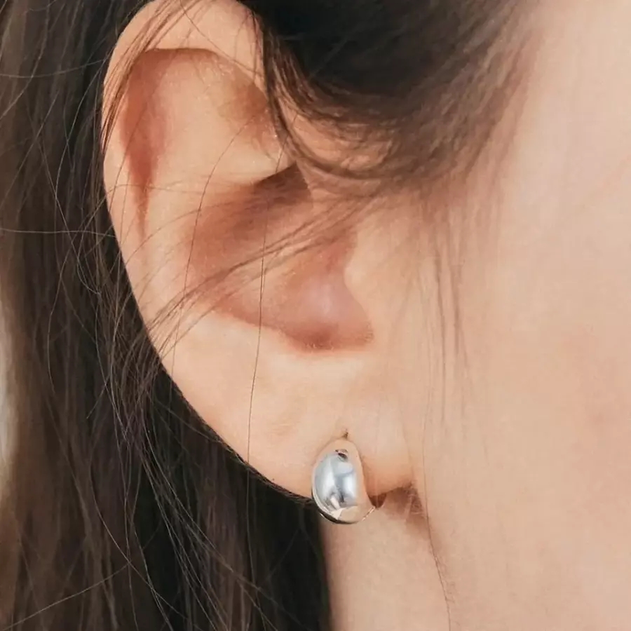 앵브록스 Pebbly earring
