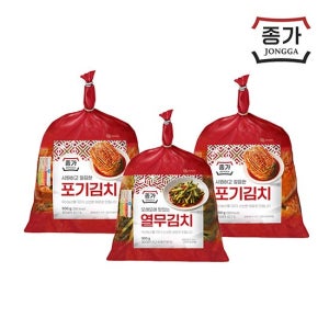 종가 포기김치 900g*2 + 열무김치 900g TV상품