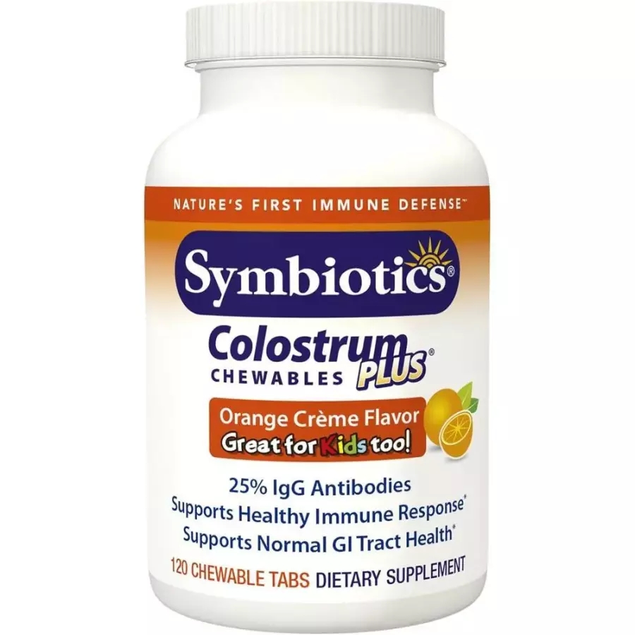 Symbiotics <b>심바이오틱스</b> 어린이 키즈 콜로스트럼 플러스 120츄어블