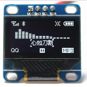 PN-OLED-W096 0.96인치(Inch) OLED 디스플레이 (백색) 128 x 64 (I2C SPI Serial 128 x 64 4Pin White Color), CHN