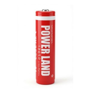[18650 배터리] [국산/KC인증] 파워랜드 18650 리튬이온 배터리 3500mAh 보호회로 내장 벌크 1EA