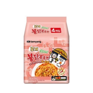 삼양식품 로제불닭볶음면 140g 4개입