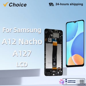 삼성 갤럭시 A12 나초 LCD 디스플레이 A127F LCD 터치 스크린 디지타이저 어셈블리 삼성 A127 A127M A127F/DS LCD