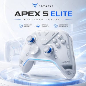 Flydigi Apex 5 무선 게임 컨트롤러 PC 스위치 폰 태블릿 컴퓨터용 멋진 RGB 스크린 충전 도크 게임패드