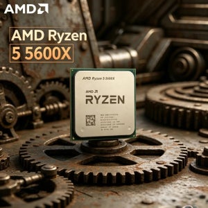 AMD 정품 박스 미개봉 AMD 라이젠 5 5600X 7NM CPU 3.7GHz/4.6GHz 6코어 12스레드 가정 및 게이밍 PC용
