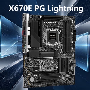 ASROCK X670E PG Lightning AM5 마더보드 DDR5 X670 CPU 호환 Ryzen 9 7950X 9 7950X3D 9 9950X 7 7800X3D 7 9700