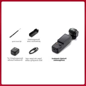 DJI 포켓 3 카메라 1인치 CMOS 4K 브이로그 짐벌 3축 스테빌라이저 휴대용