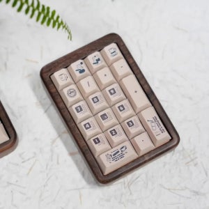 맞춤형 SKY Pad Walnut 무선 기계식 키보드 키트 유선 트리플 모드 블루투스 5.0 핫스왑 가능 숫자 키패드 1500mAh RGB