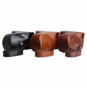 소니 NEX7 NEX-7 NEX 7 F3 NEXF3 18-55mm 렌즈용 PU 가죽 카메라 케이스 가방