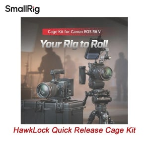 SmallRig 6372/6379/6381 캐논 EOS R6 V용 프로페셔널 HawkLock 케이지 퀵 릴리스 보호 프레임 Vlog 액세서리