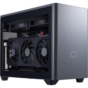 쿨러 마스터 NR2 미니 ITX – 울트라 7 265F 2.4GHz (5.3GHz 터보) |   기가바이트 RTX 5080 16GB & B860I 어로스 프로 아이스 |   32G