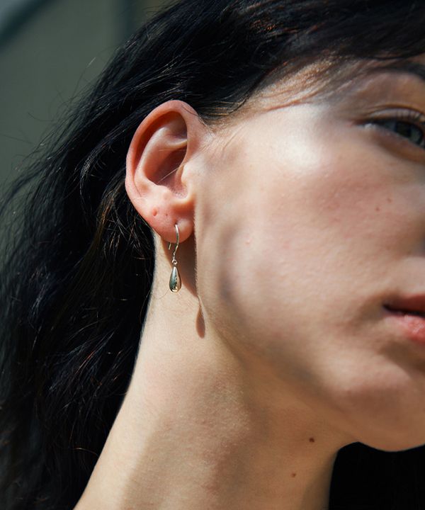 [베흐트] [925 silver] Deux.silver.217 / larme ball earring
