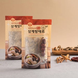 (초복준비) 홍삼이 통째로 들어간 한방 삼계탕재료 115g * 3개[115g (1봉기준) ]