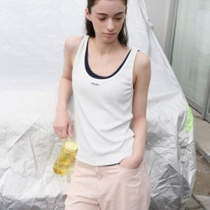 [르바] All-day Sleeveless Top - Snow White LG2TS10WH
