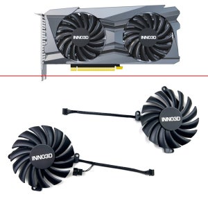 냉각 선풍기 그래픽 카드 선풍기, Inno3D GEFORCE RTX 3050 3060Ti, 3070 TWIN X2 OC, 85mm 4 핀 CF-12910S RTX3050 3060 