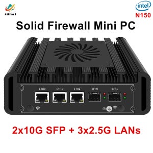 파이어월 미니 PC 인텔 N150 I3 N300 2x10G SFP 3x2.5G i226-V 랜스 DDR5 NVMe pfSense OPNsense 마이크로 파이어월 어플라이언스