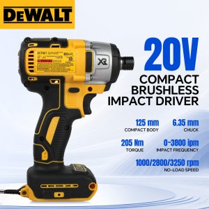 무선 전동 드라이버 DEWALT DCF887 20V 리튬 타입 3단 기어 제어 1/4인치 육각 연결 공구